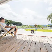 ウッドデッキの写真