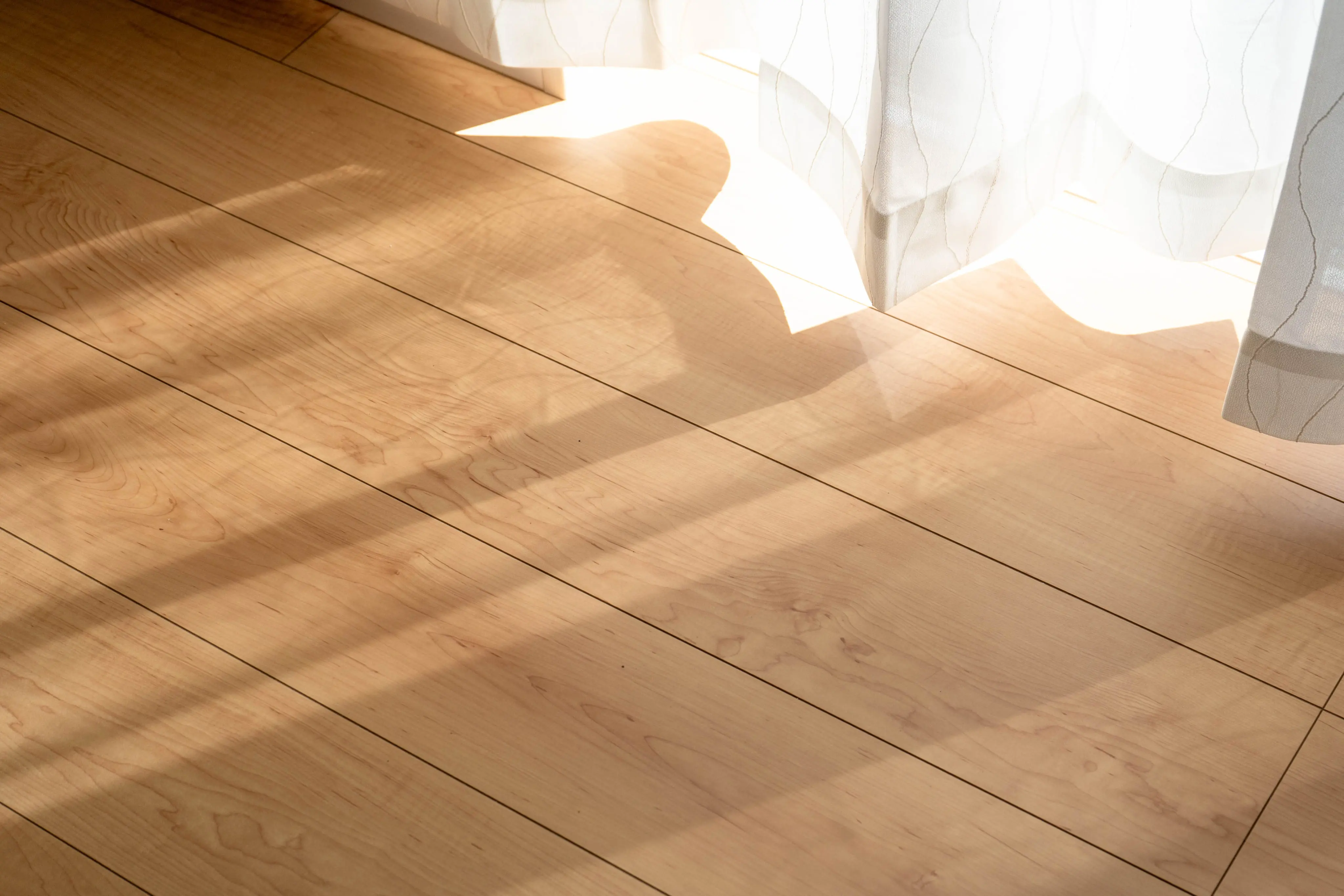 ペットに優しい床材の写真