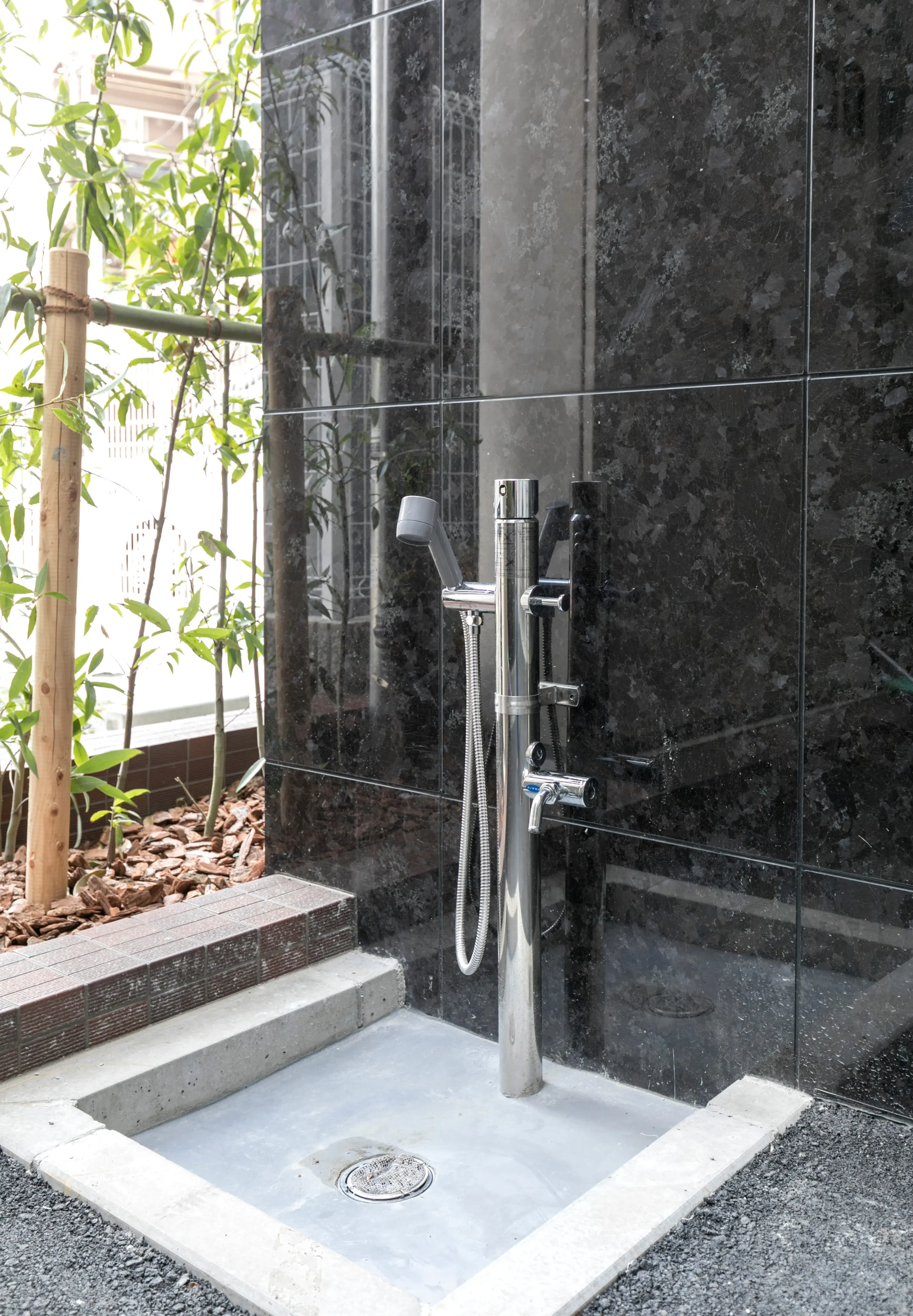 ペット専用足洗い場の写真